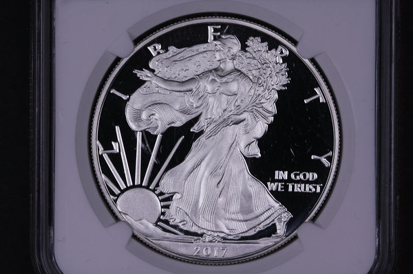 2017-S American Silver Eagle. NGC Graded PF-69 Ultra Cameo.  Store #03809