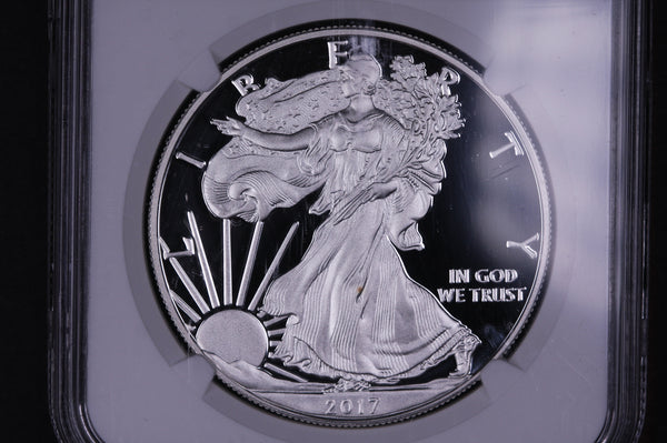 2017-S American Silver Eagle. NGC Graded PF-69 Ultra Cameo.  Store #03810