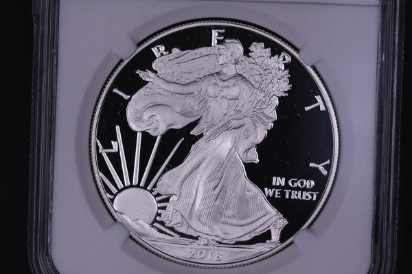 2018-W American Silver Eagle. NGC Graded PF-70 Ultra Cameo.  Store #03814