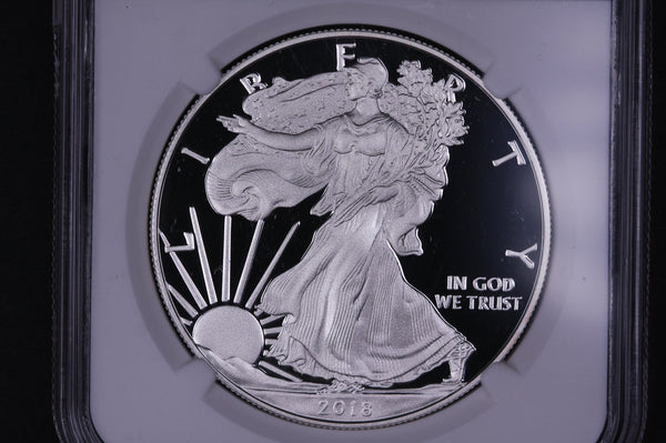 2018-W American Silver Eagle. NGC Graded PF-70 Ultra Cameo.  Store #03815