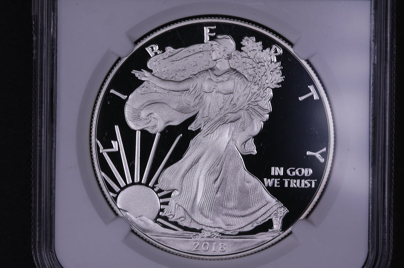 2018-W American Silver Eagle. NGC Graded PF-70 Ultra Cameo.  Store