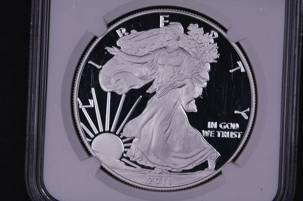 2018-W American Silver Eagle. NGC Graded PF-70 Ultra Cameo.  Store #03816