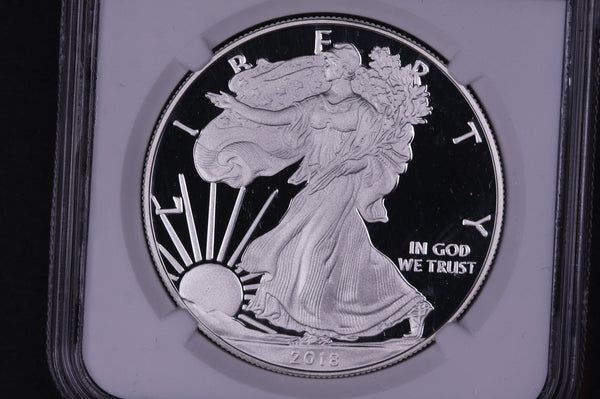 2018-W American Silver Eagle. NGC Graded PF-70 Ultra Cameo.  Store #03817