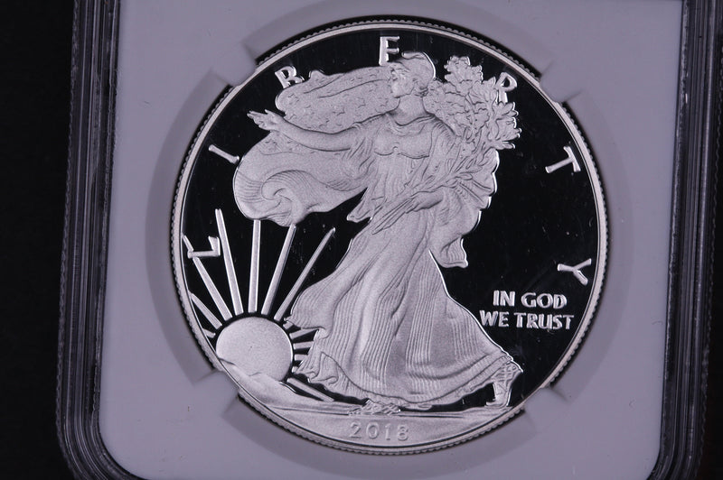 2018-W American Silver Eagle. NGC Graded PF-70 Ultra Cameo.  Store