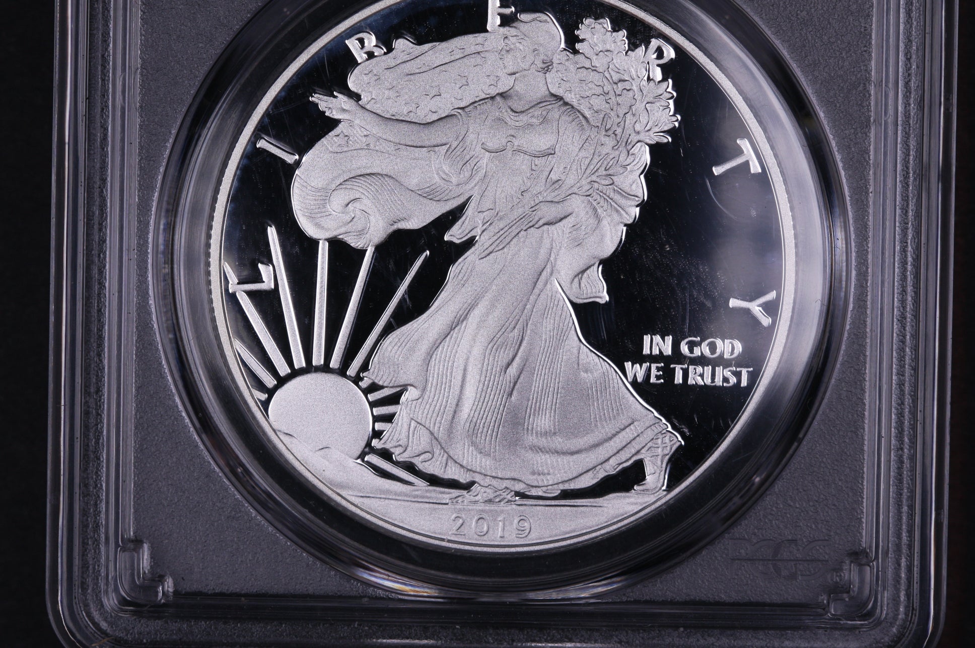 2019-W American Silver Eagle, PCGS Graded PR-70 DCAM, Store #03826