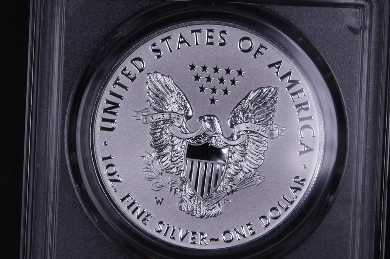 2019-W American Silver Eagle. PCGS Graded PR-70. Enhanced Rev. Store