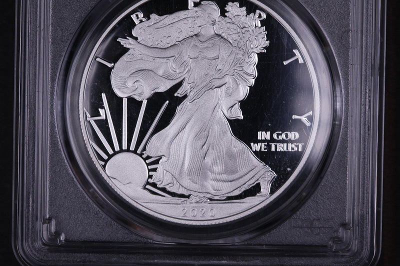 2020-W American Silver Eagle. PCGS Graded PR-70 DCAM. First Strike.  Store