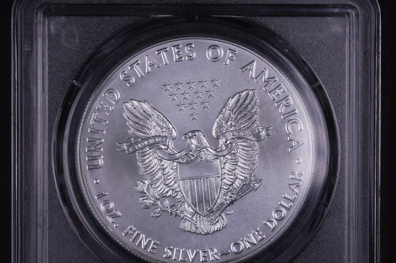 2021 American Silver Eagle. PCGS Graded MS-70 Type 1 Heraldic Eagle. Store