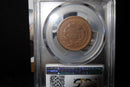 1854 Liberty Head Large Cent.  PCGS Graded AU53. Store