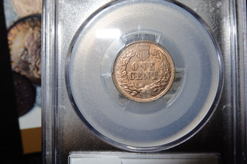1864 Indian Head Small Cent, Copper-Nickel. PCGS Graded MS63. Store