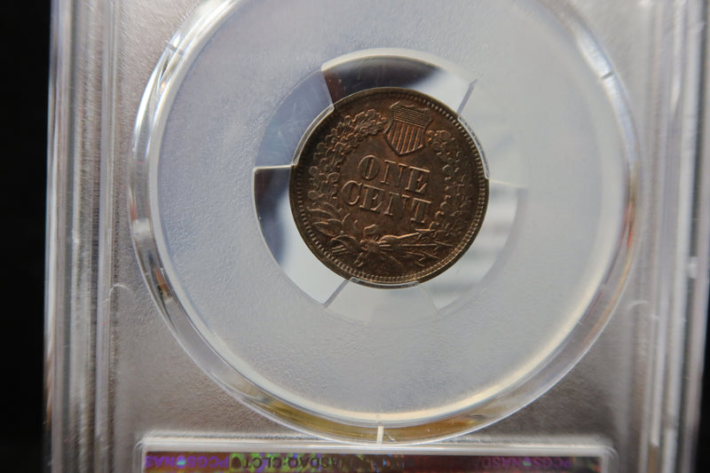 1866 Indian Head Small Cent. PCGS Graded MS63 BN. Store