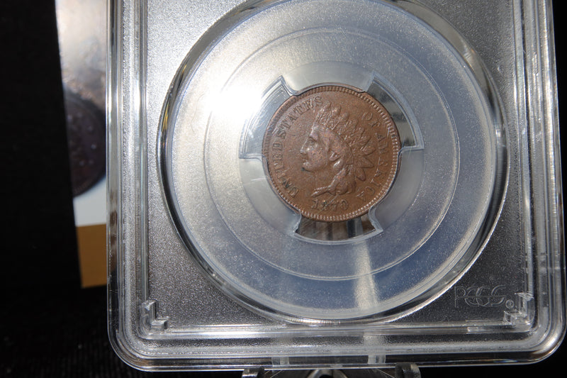 1870 Indian Head Small Cent. PCGS Graded VF20. Store