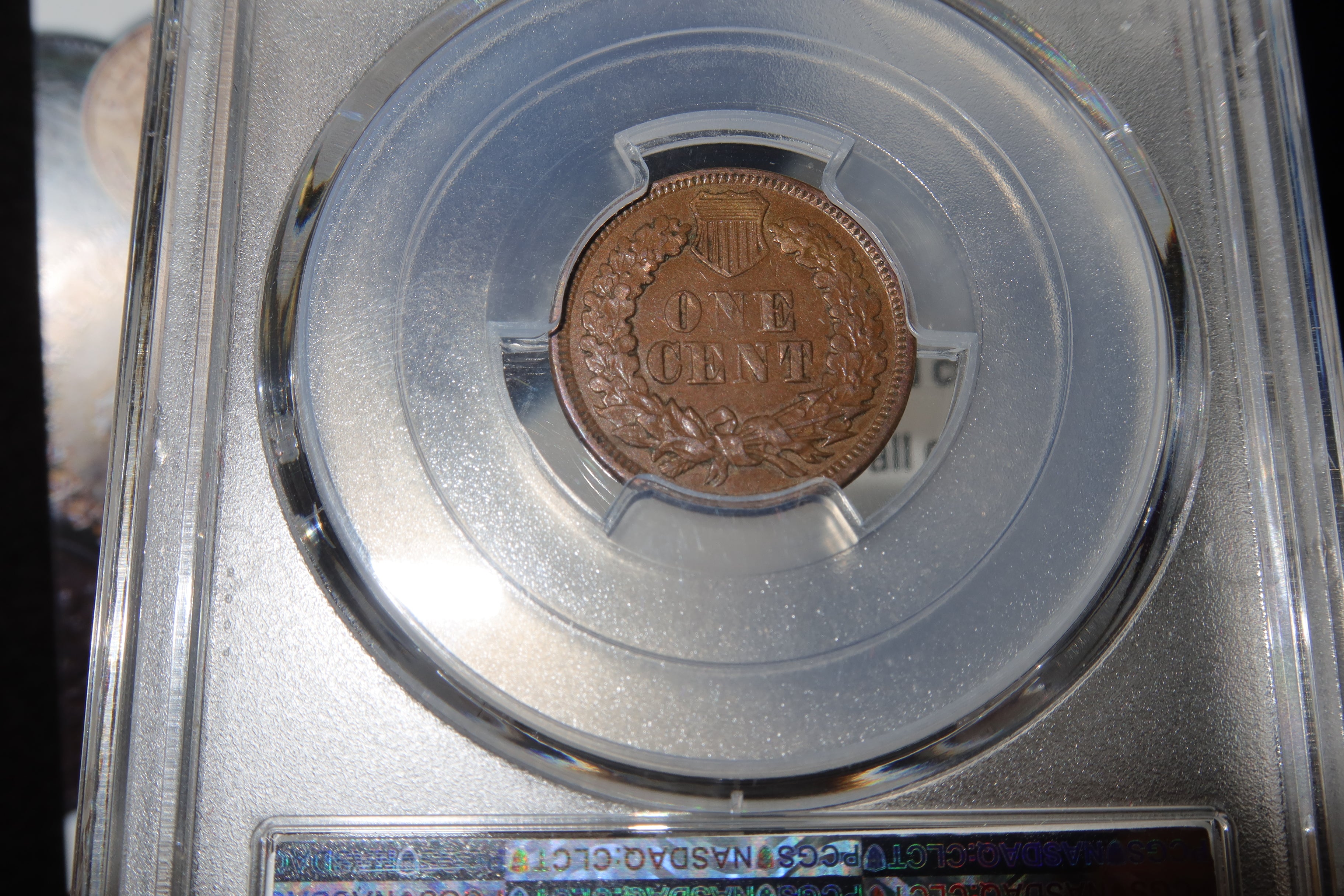 1870 Indian Head Small Cent. PCGS Graded VF20. Store # 08498