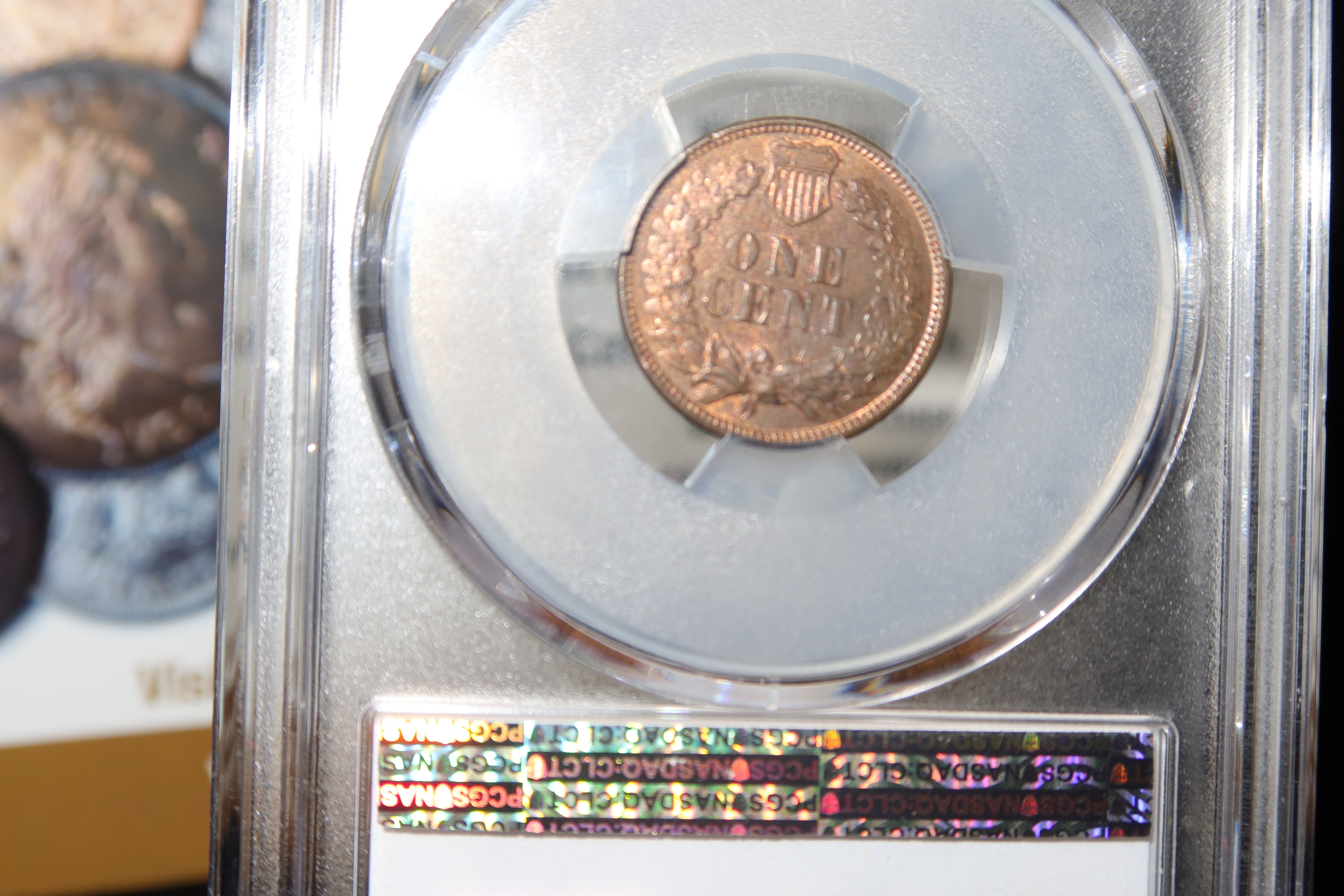1872 Indian Head Small Cent. PCGS Graded MS63 BN. Store # 08500