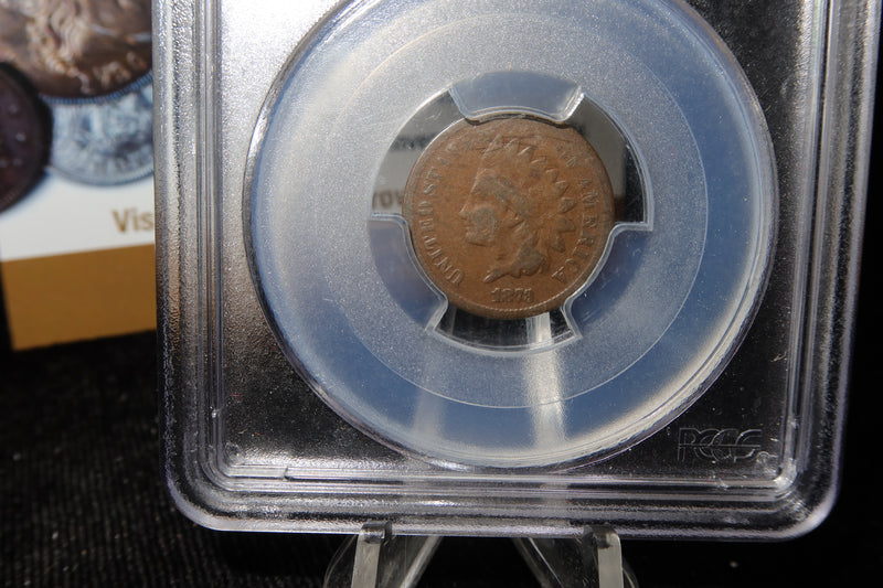 1873 Indian Head Small Cent. Open 3 RPD FS-1301. PCGS Graded G04. Store