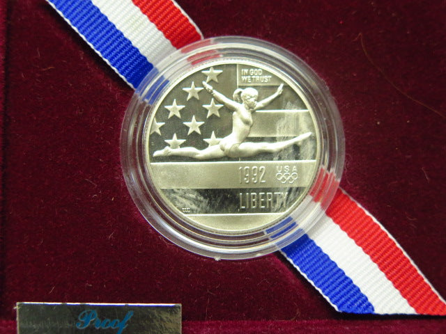 1992-S US Olympic Half Dollar Commemorative. Proof. Store