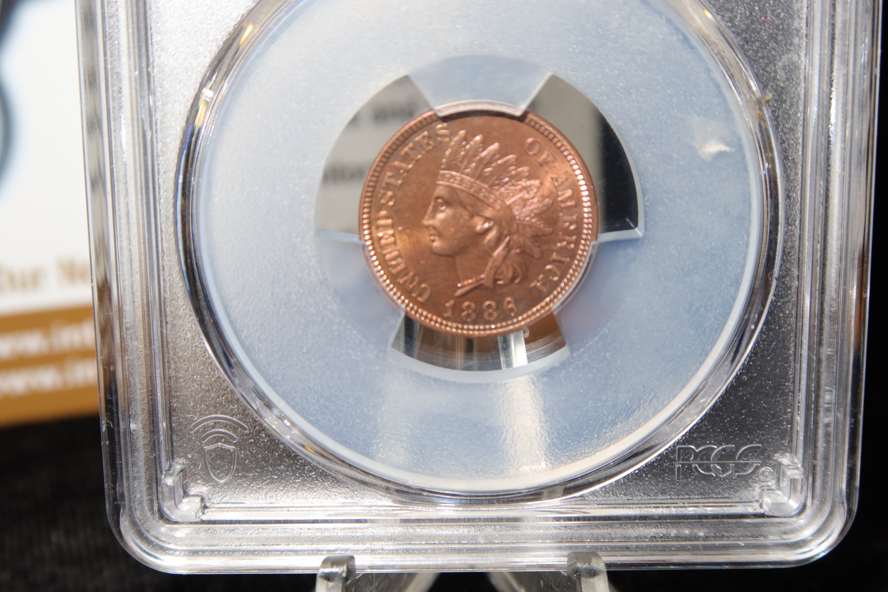 1886 Indian Head Small Cent. Variety I. PCGS Graded PR64 RB. Store # 08507