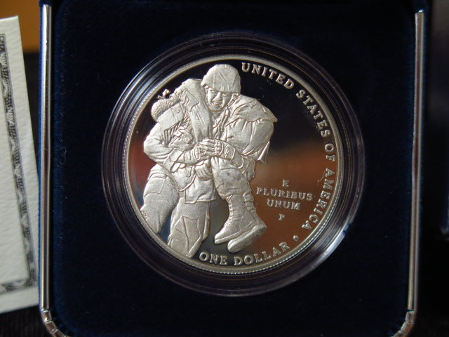 2011-P Medal of Honor One Dollar Silver Commemorative, Original Government Package, Store