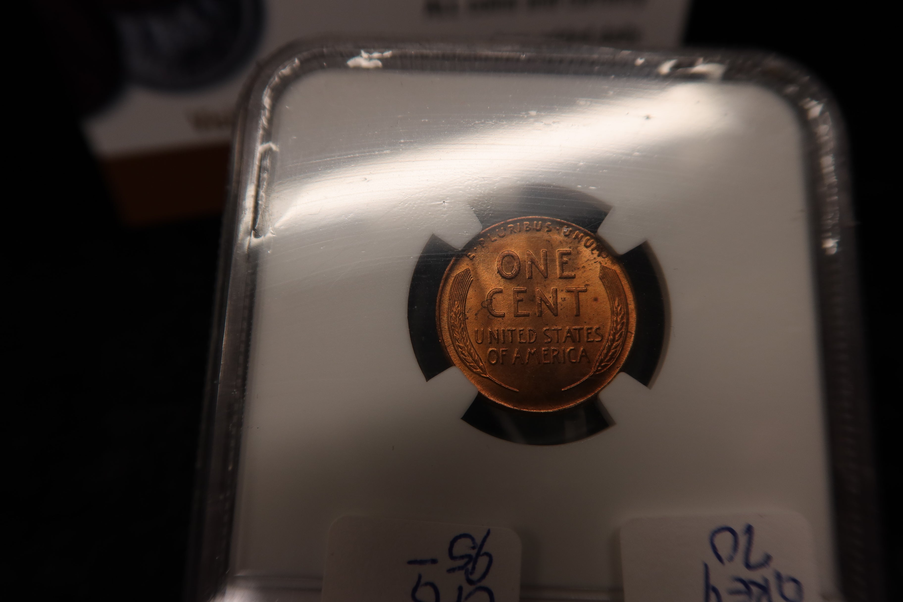 1947-D Lincoln Wheat Cent. NGC Graded MS66 RD. Store # 08526