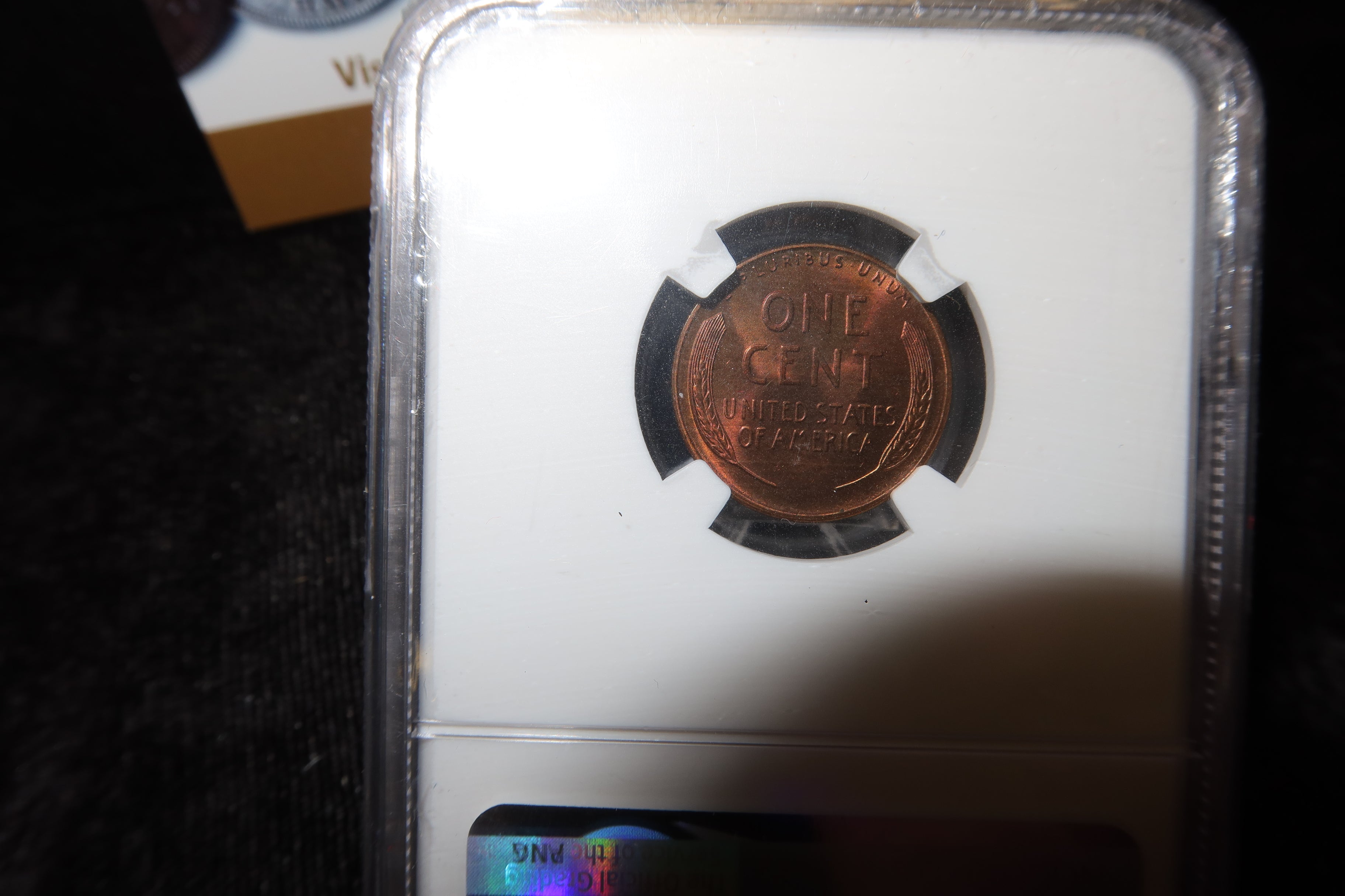 1947-S Lincoln Wheat Cent. NGC Graded MS65 RB. Store # 08527