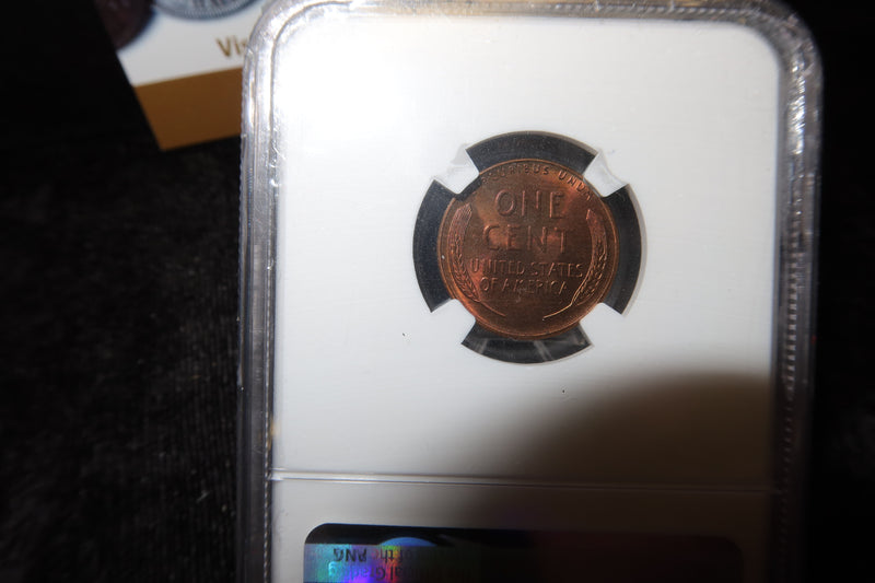 1947-S Lincoln Wheat Cent. NGC Graded MS65 RB. Store
