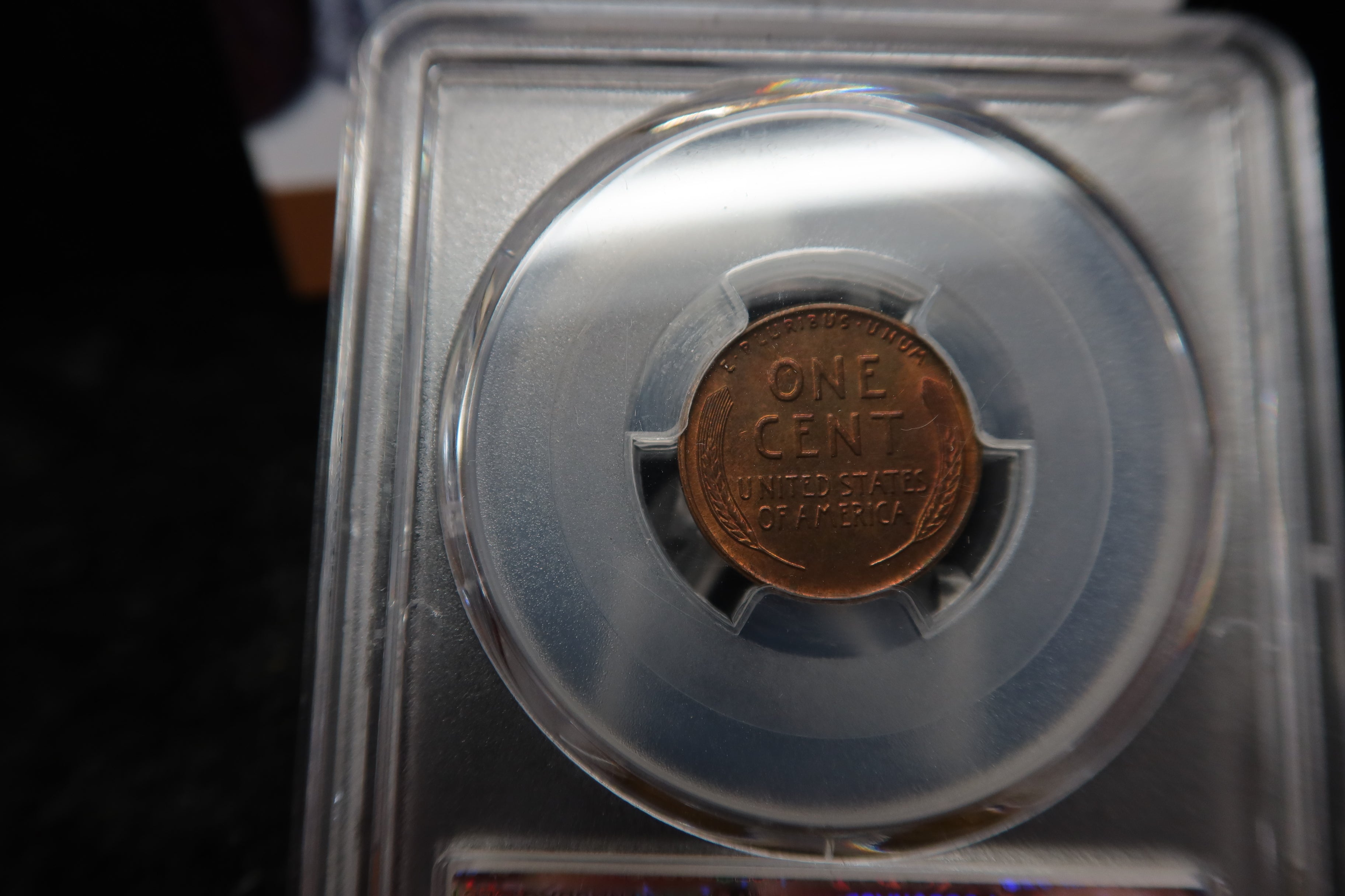 1955 Lincoln Wheat Cent. PCGS Graded MS64 RB. Store # 08528