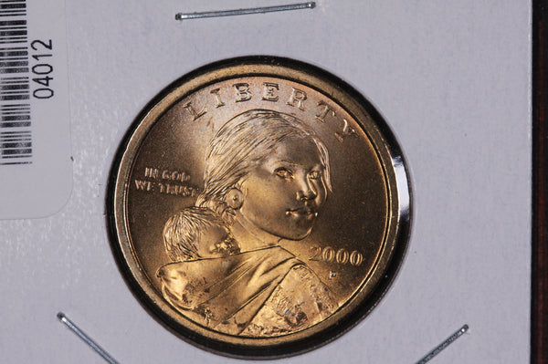 2000-P Sacagawea Dollar. Modern Dollar. Gem UN-Circulated. Store #04012