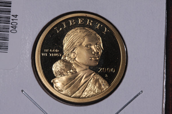 2000-S Sacagawea Dollar. Modern Dollar. Gem UN-Circulated. Store #04014