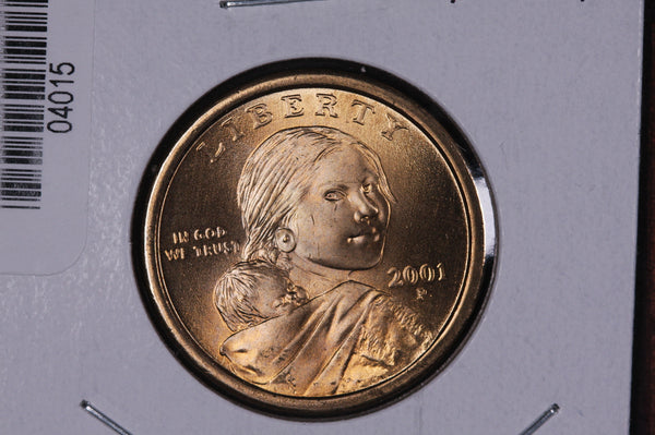 2001-P Sacagawea Dollar. Modern Dollar. Gem UN-Circulated. Store #04015