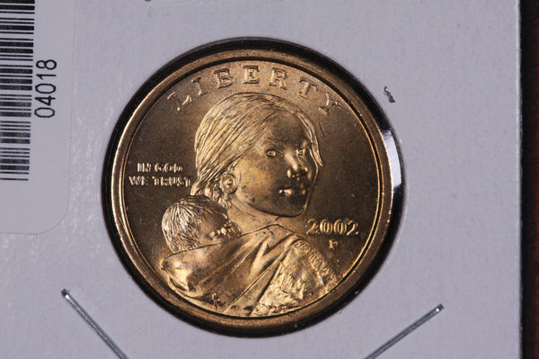 2002-P Sacagawea Dollar. Modern Dollar. Gem UN-Circulated. Store #04018