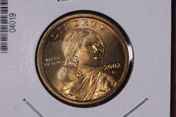 2002-D Sacagawea Dollar. Modern Dollar. Gem UN-Circulated. Store #04019