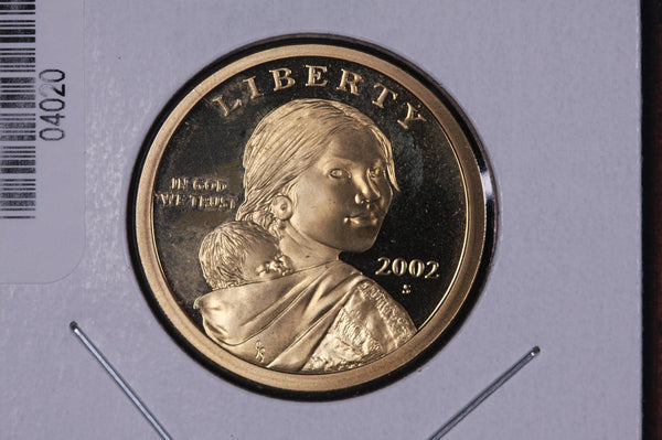 2002-S Sacagawea Dollar. Modern Dollar. Gem UN-Circulated. Store #04020