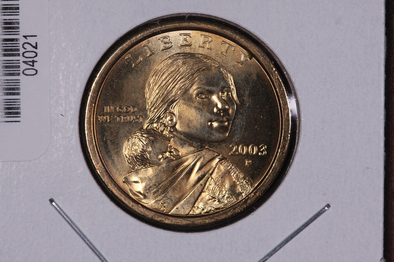 2003-P Sacagawea Dollar. Modern Dollar. Gem UN-Circulated. Store