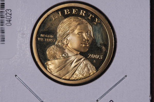 2003-S Sacagawea Dollar. Modern Dollar. Gem UN-Circulated. Store #04023