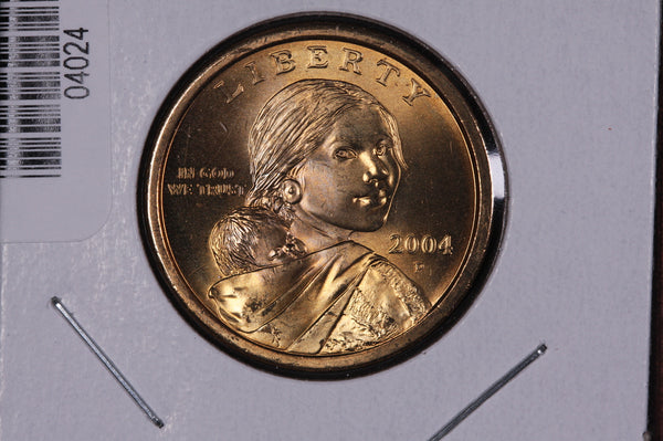 2004-P Sacagawea Dollar. Modern Dollar. Gem UN-Circulated. Store #04024