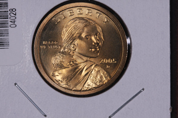 2005-D Sacagawea Dollar. Modern Dollar. Gem UN-Circulated. Store #04028