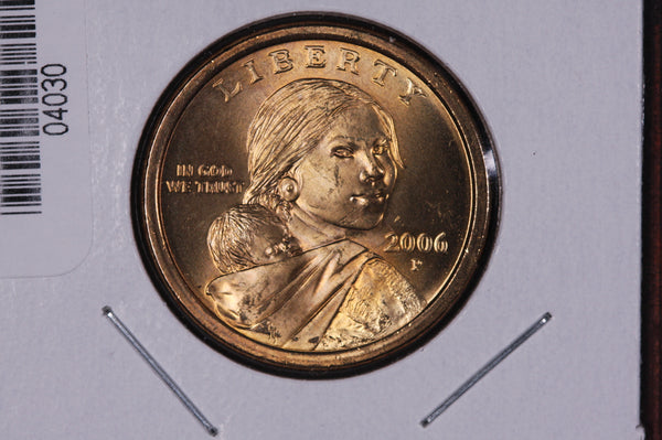 2006-P Sacagawea Dollar. Modern Dollar. Gem UN-Circulated. Store #04030