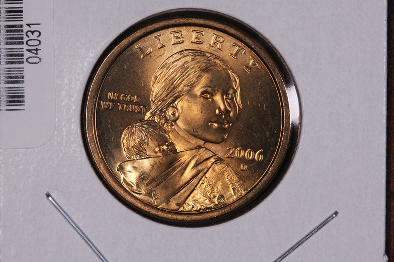 2006-D Sacagawea Dollar. Modern Dollar. Gem UN-Circulated. Store