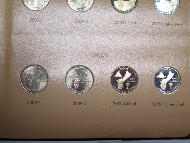 2009 DC and Territorial Quarter Dansco Set. Including Proof. Store # 12376