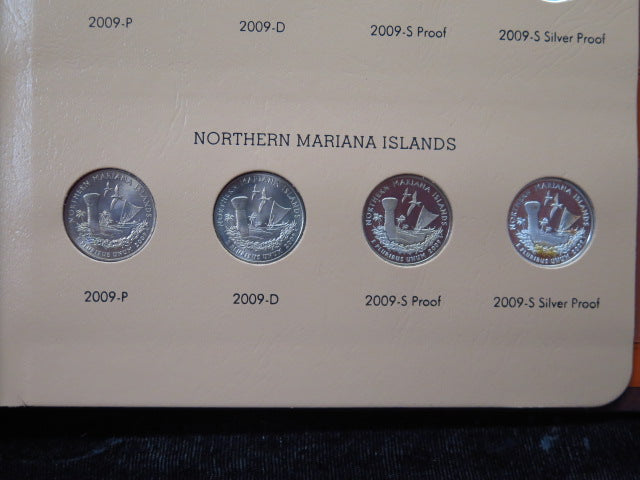 2009 DC and Territorial Quarter Dansco Set. Including Proof. Store # 12376