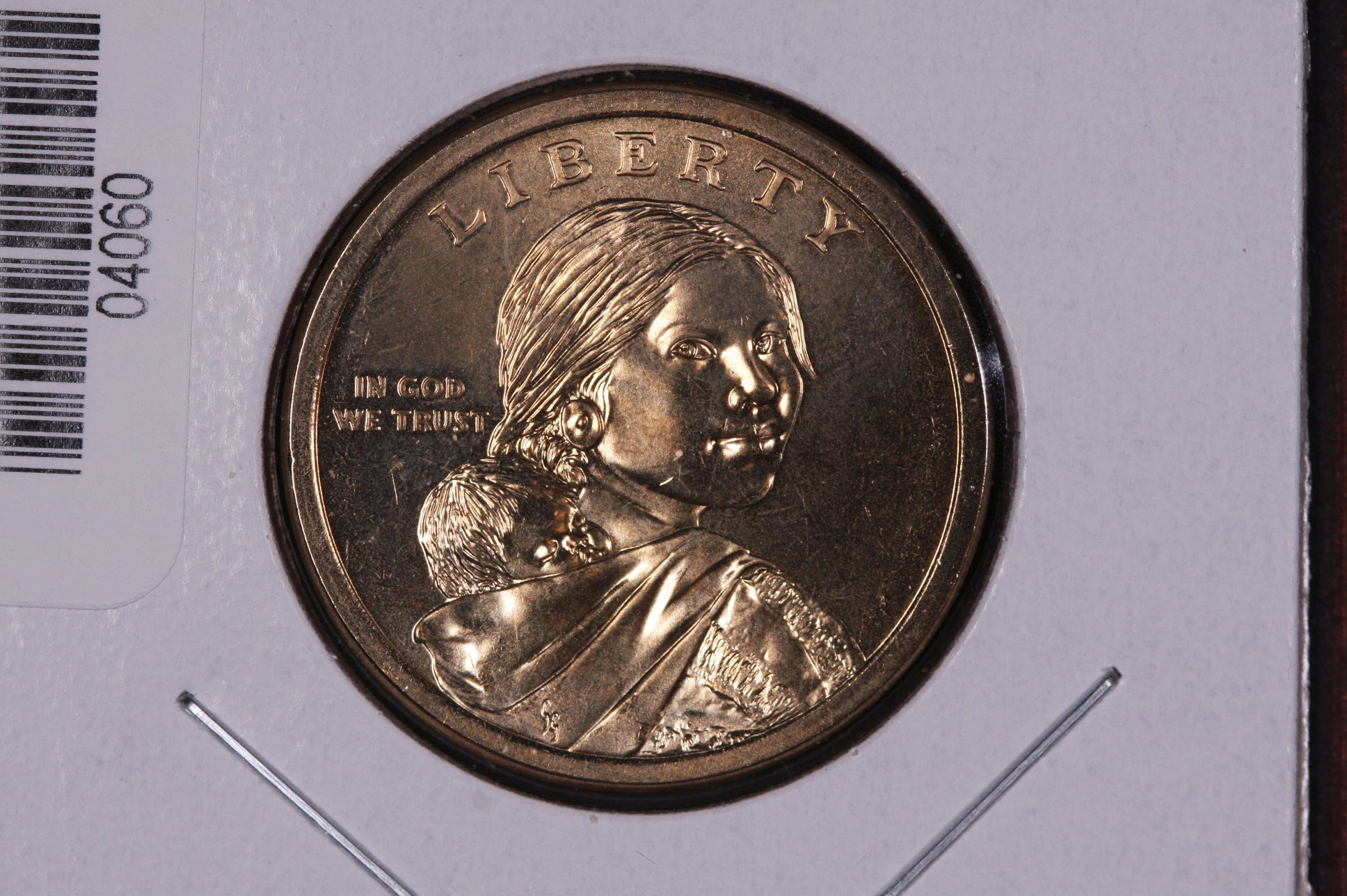 2016-P Native American Dollar. Modern Dollar. Gem UN-Circulated. Store #04060