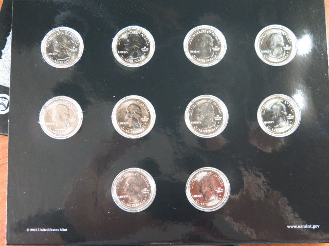 2016-P/D America the Beautiful Quarters UNC Set. Store