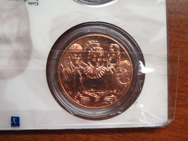 Presidential $1 Coin and First Spouse Medal Set. William Harrison. Store # 12369