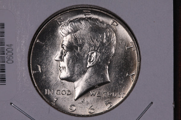 1965 Kennedy Half Dollar. Modern Half. Gem UN-Circulated. Store #06004