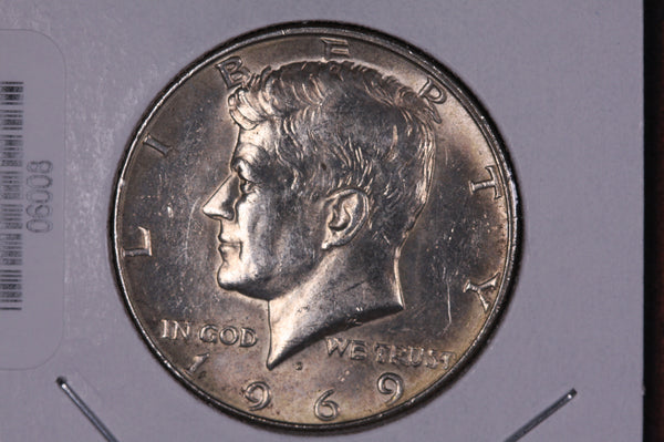 1969-D Kennedy Half Dollar. Modern Half. Gem UN-Circulated. Store #06008