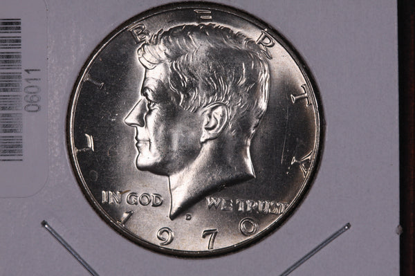1970-D Kennedy Half Dollar. Modern Half. Gem UN-Circulated. Store #06011