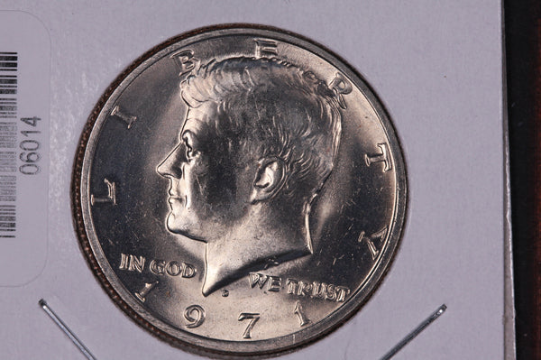 1971-D Kennedy Half Dollar. Modern Half. Gem UN-Circulated. Store #06014