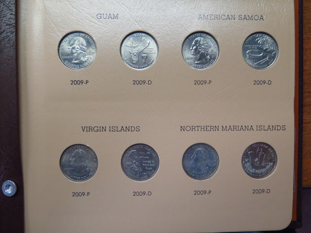2009 DC and Territorial Quarter Dansco Set. Store # 12362