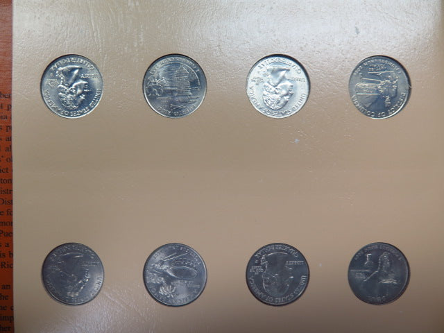 2009 DC and Territorial Quarter Dansco Set. Store # 12362