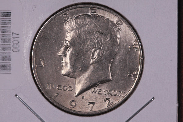 1972-D Kennedy Half Dollar. Modern Half. Gem UN-Circulated. Store #06017